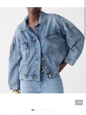 Point Sur Limited Edition Oversized Trucker Denim Jacket Medium wash